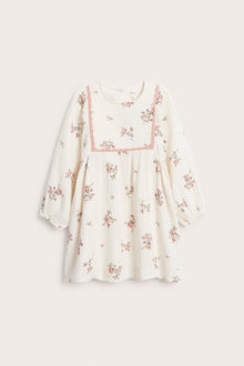 Kids floral muslin dress