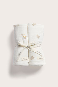 Baby muslin blankets (2-pack)