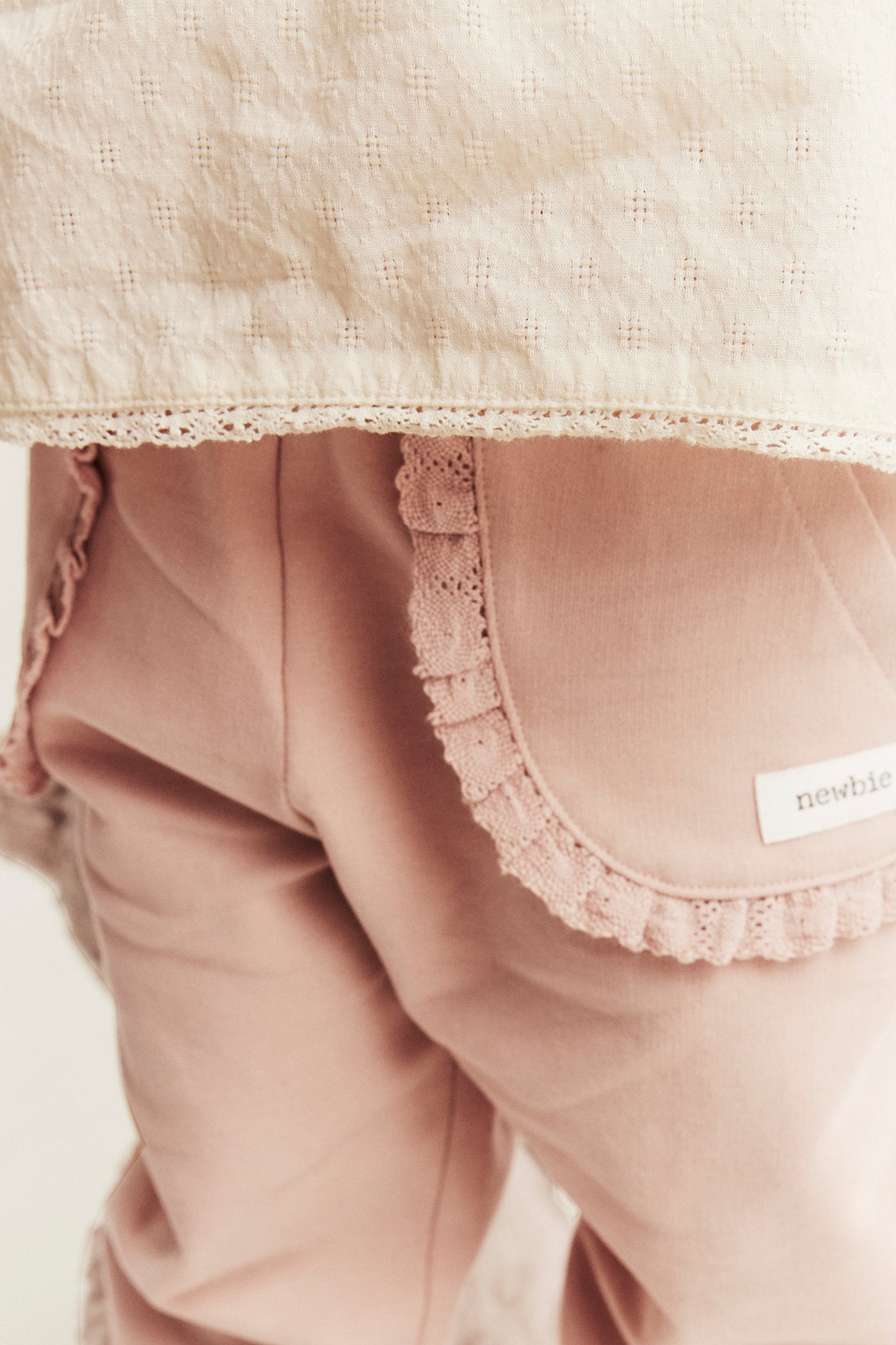 Baby pink jogging bottoms