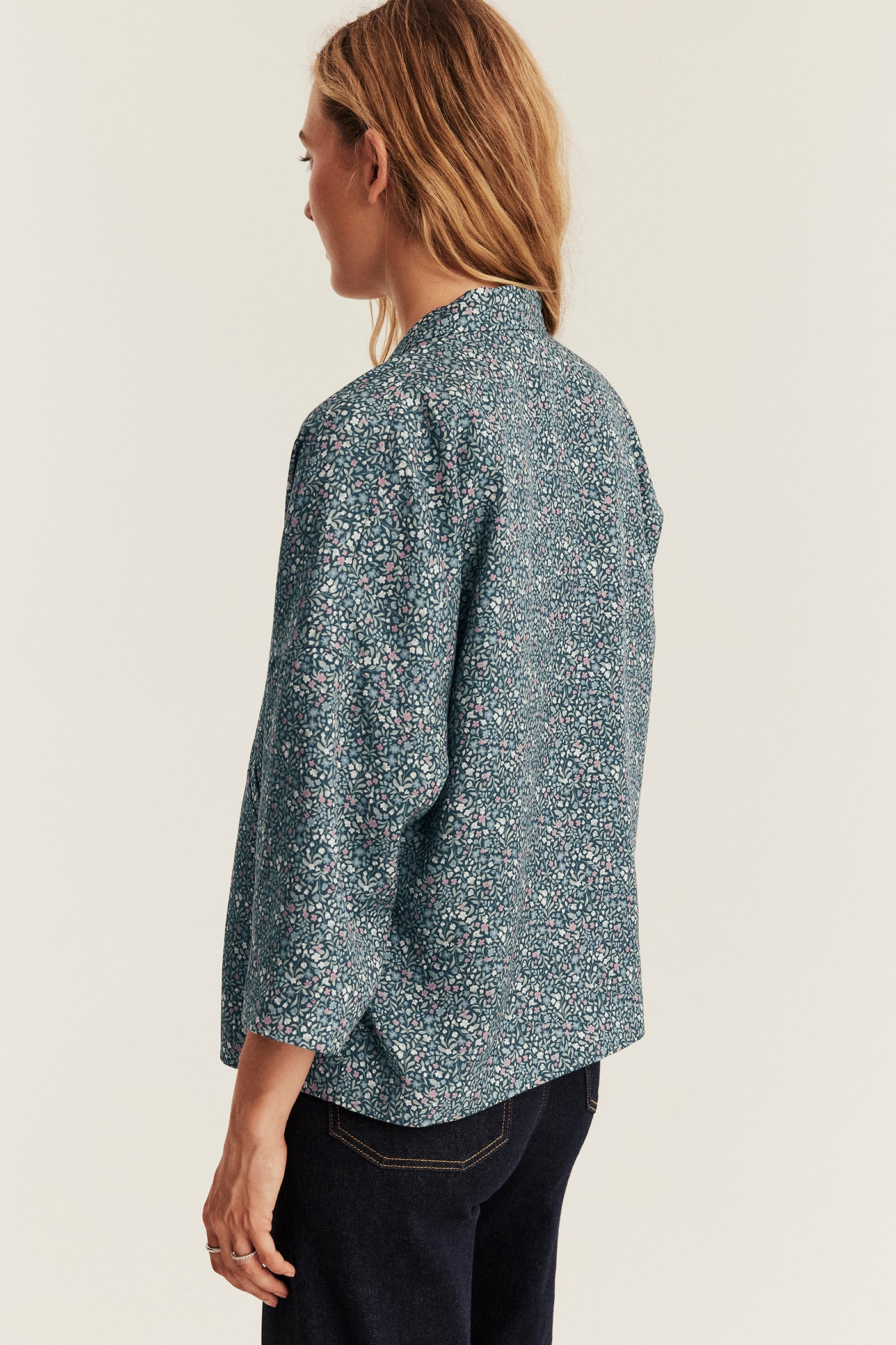Women’s short floral kimono