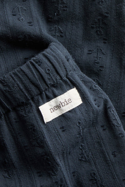Baby blue woven trousers