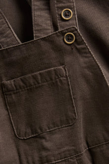Baby brown corduroy dungarees