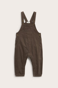 Baby brown corduroy dungarees