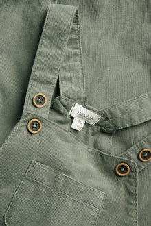 Baby green corduroy dungarees