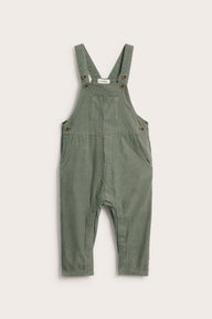 Baby green corduroy dungarees
