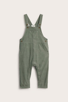 Baby green corduroy dungarees