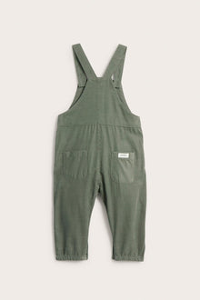 Baby green corduroy dungarees