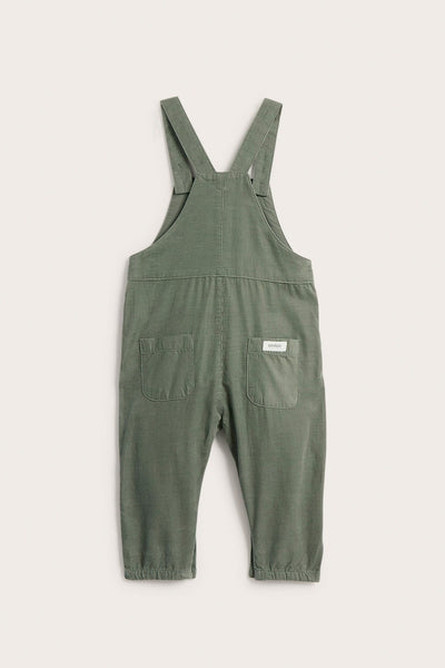 Baby green corduroy dungarees