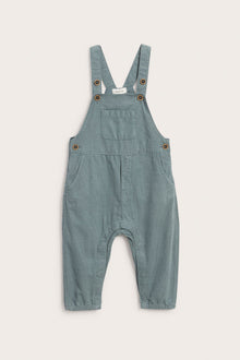 Baby turquoise corduroy dungarees