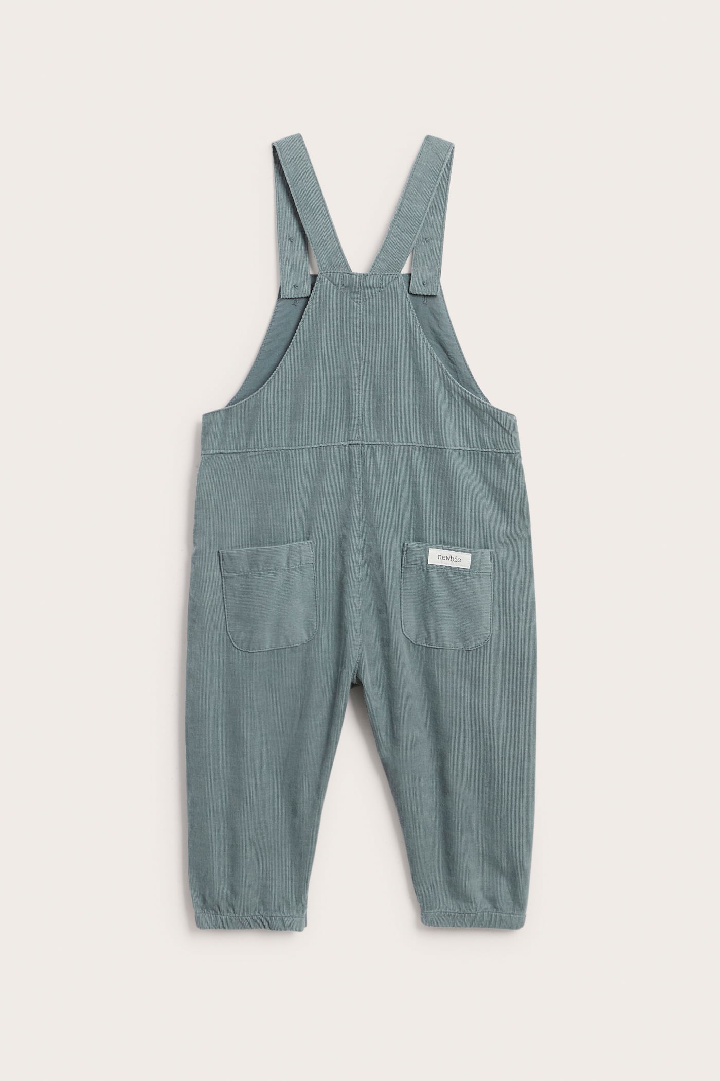 Baby turquoise corduroy dungarees