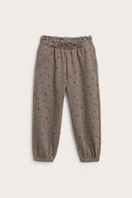 Kids brown floral joggers