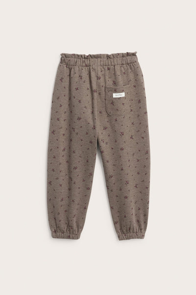 Kids brown floral joggers