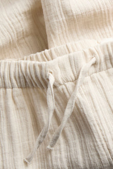 Baby beige woven trousers