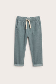 Kids turquoise corduroy trousers