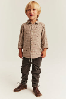 Kids brown manchester trousers