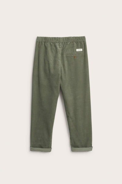 Kids green corduroy trousers