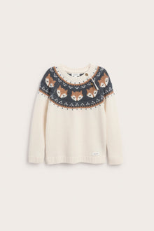 Baby & Kids white wool knit jumper