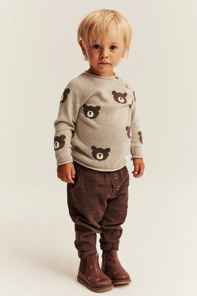 Baby sweater with bears