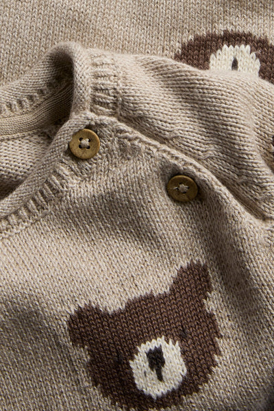 Baby sweater with bears