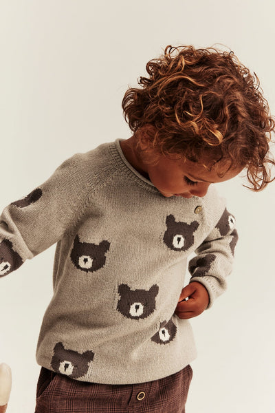 Baby & Kids bear knit sweater