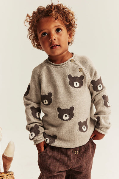 Baby & Kids bear knit sweater