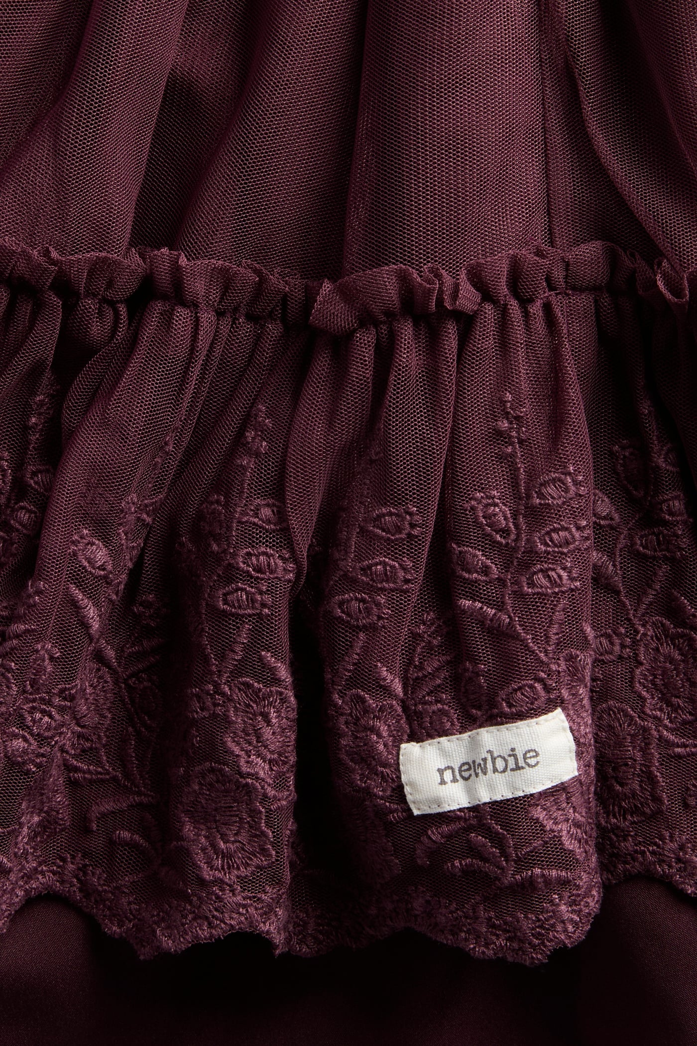 Baby & Kids mesh skirt with embroidery