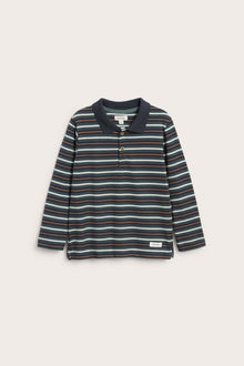 Baby & Kids blue striped polo shirt