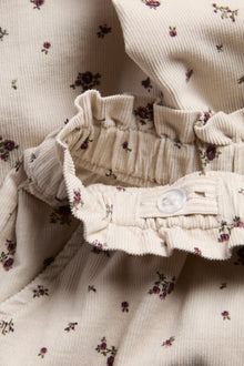 Baby floral corduroy trousers