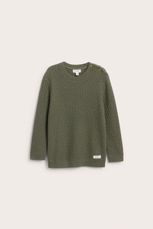 Baby & Kids green textured jumper