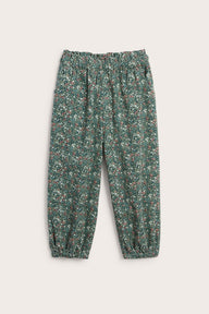 Kids floral twill trousers