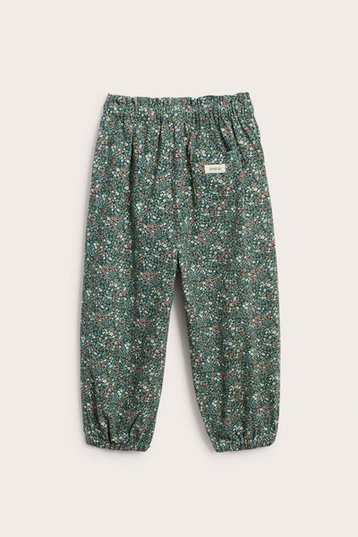 Kids floral twill trousers