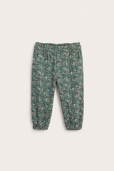 Baby floral twill trousers