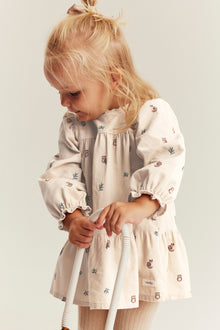 Baby patterned corduroy dress