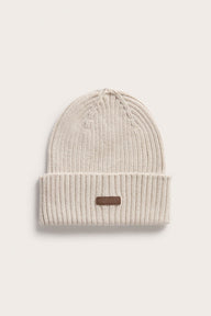 Baby & Kids beige rib knit beanie
