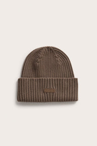 Baby & Kids brown ribbed knit beanie