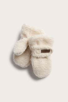 Baby & Kids white fleece mittens