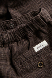 Kids brown twill trousers