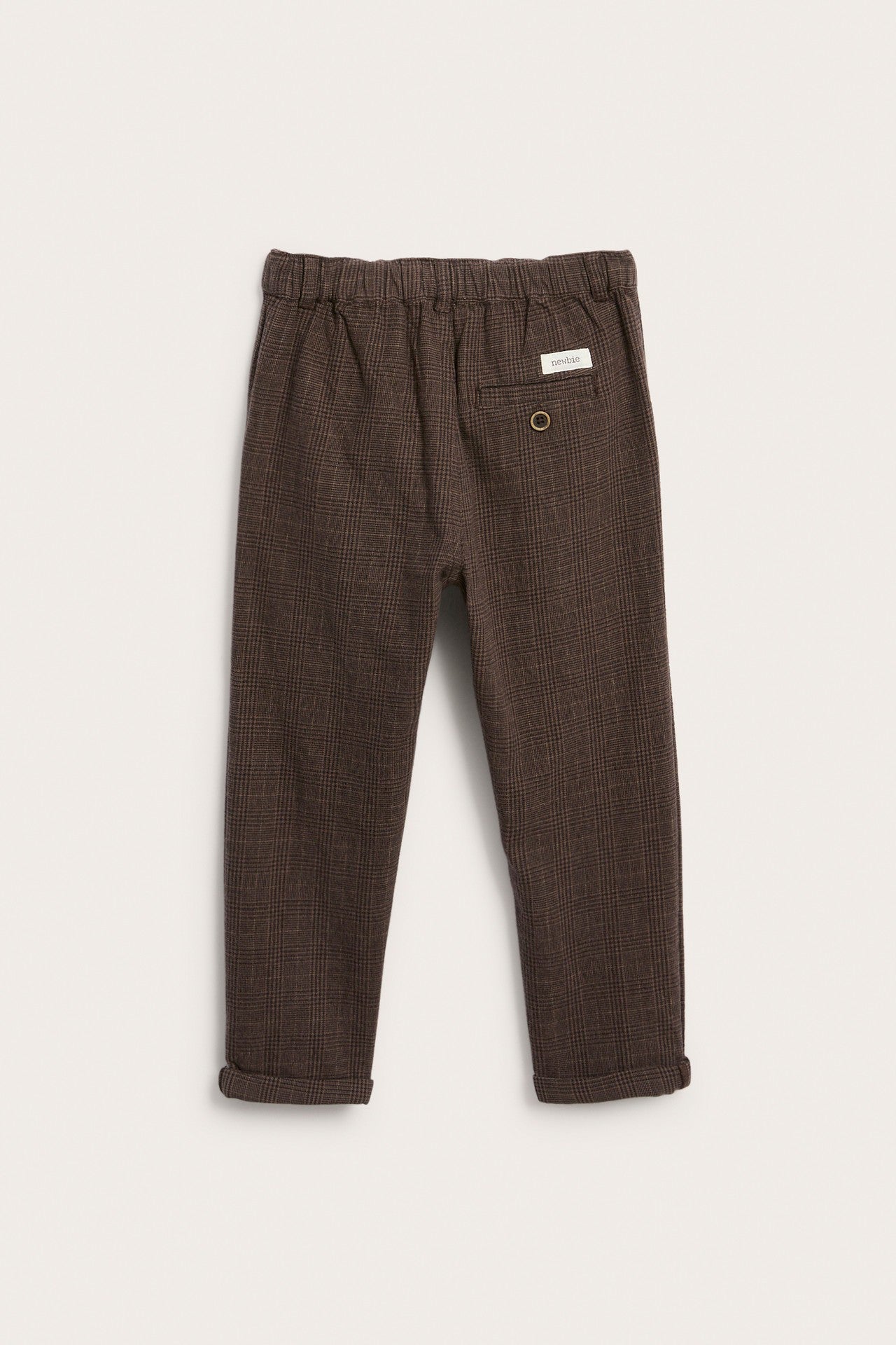 Kids brown twill trousers