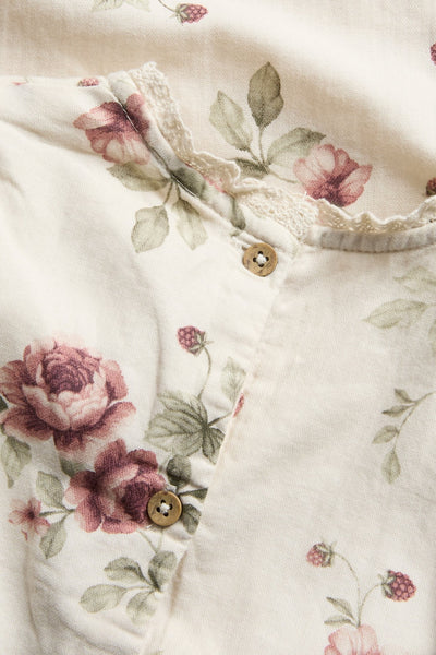 Baby white rose dress