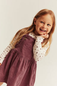 Kids corduroy pinafore dress