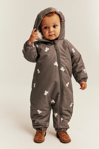 Baby brown pramsuit