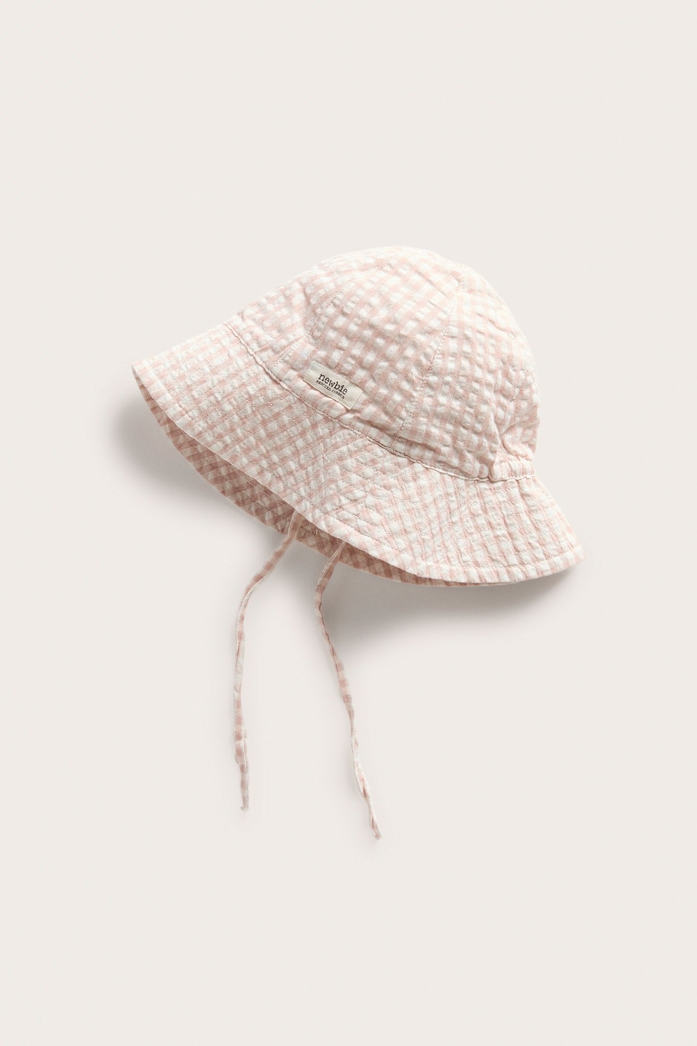 Baby & Kids pink checked sun hat