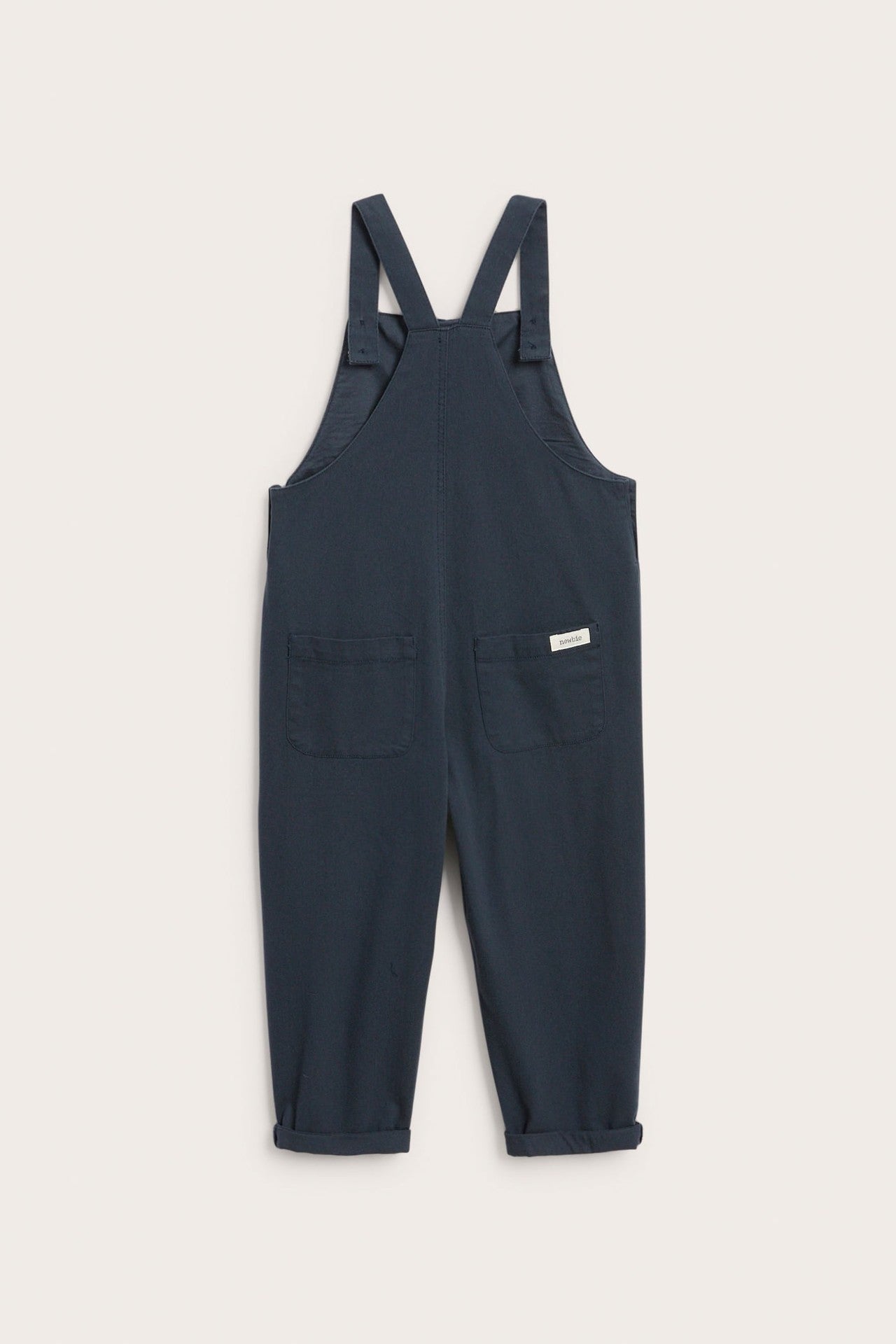 Kids blue woven dungarees