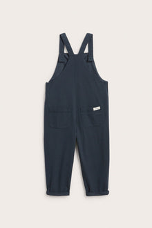 Kids blue woven dungarees
