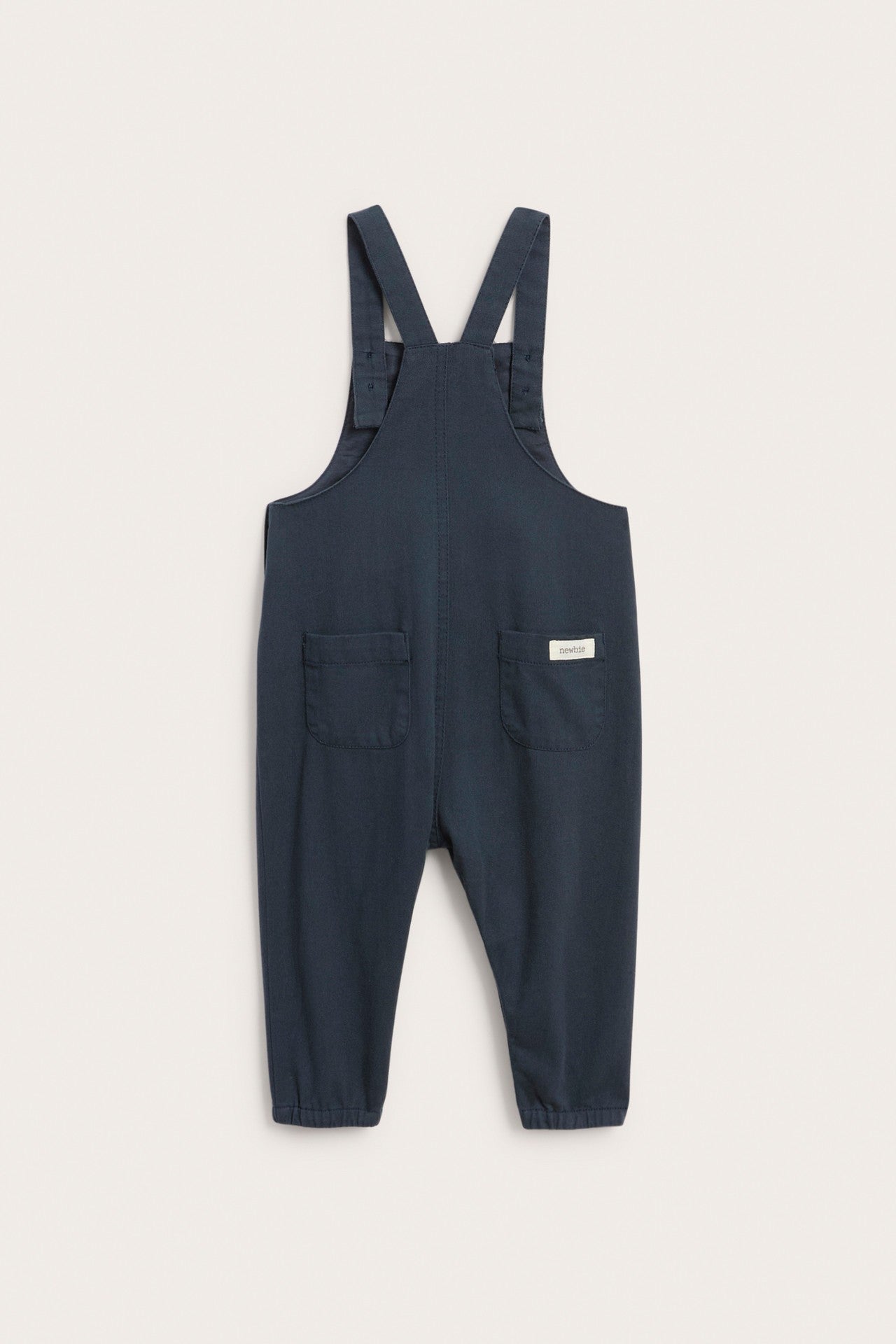 Baby dungarees with embroidered fox