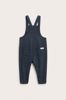 Baby dungarees with embroidered fox