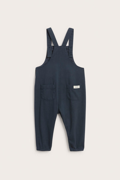 Baby dungarees with embroidered fox