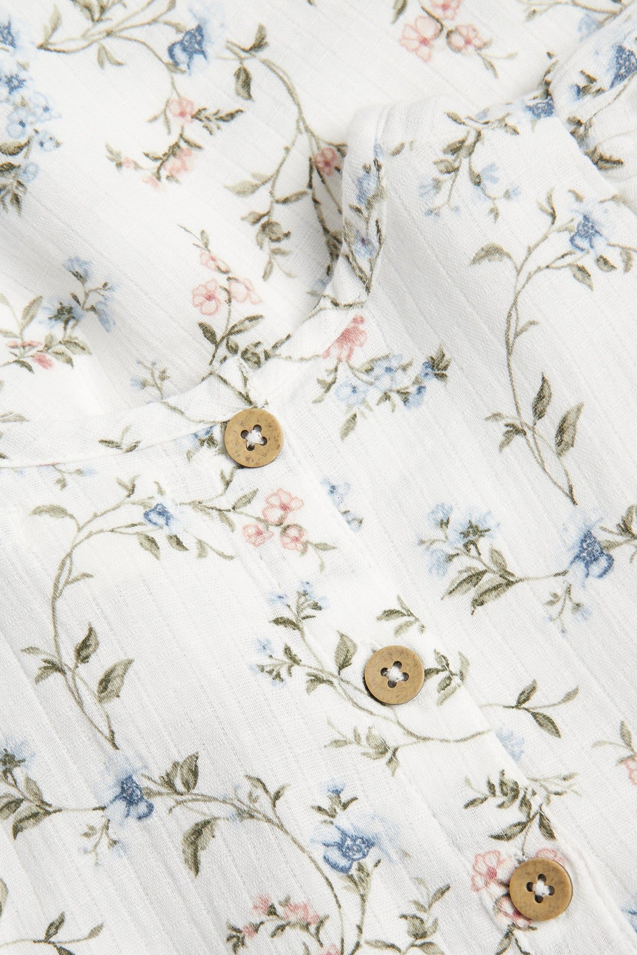 Kids floral dress with puff sleeves