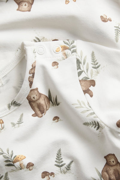Baby full-patterned bodysuit