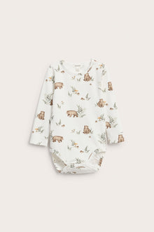 Baby full-patterned bodysuit